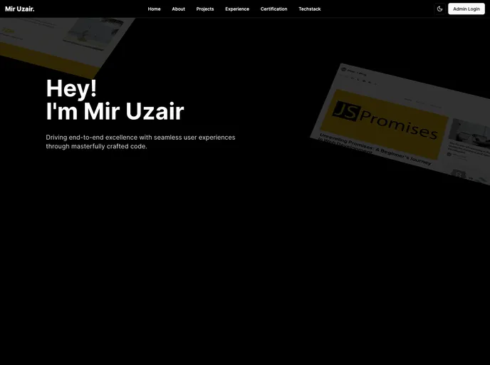 screenshot of Open Source Portfolio
