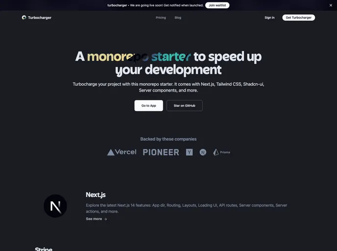 screenshot of Turbocharger