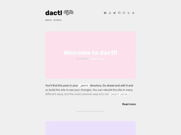 screenshot of Dactl