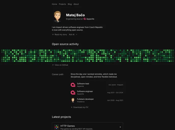 Portfolio screenshot