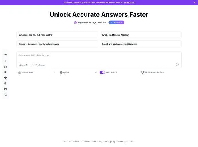screenshot of Memfree
