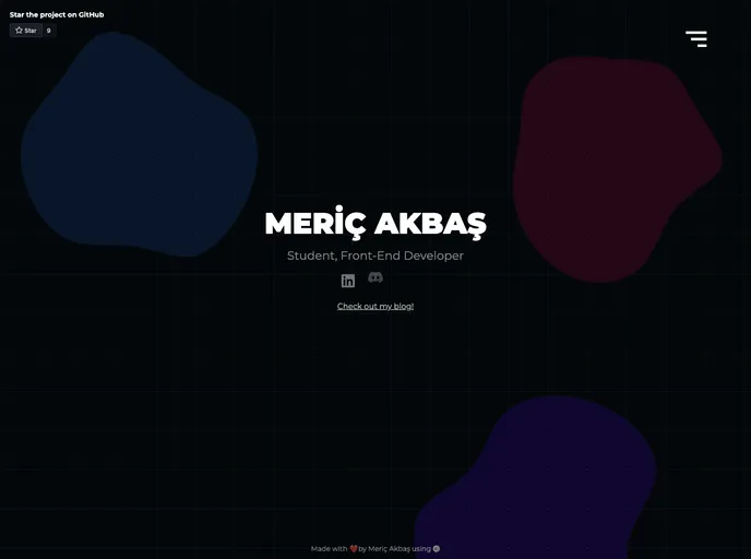 screenshot of Mericdev