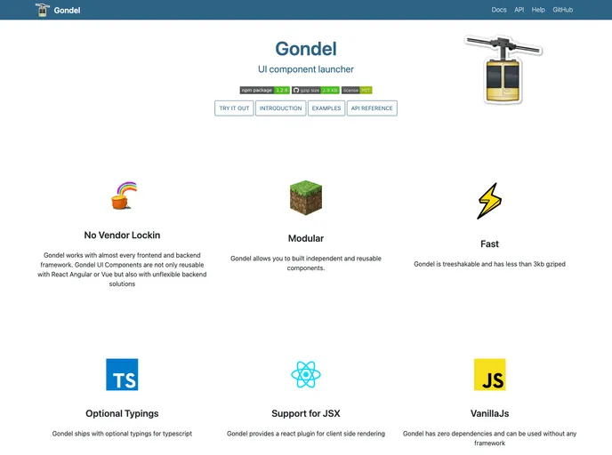 screenshot of Gondel