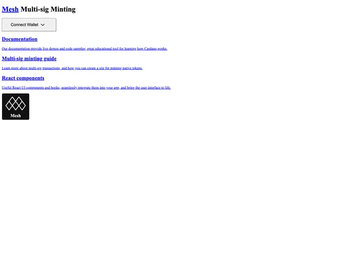 Minting Next Ts Template screenshot