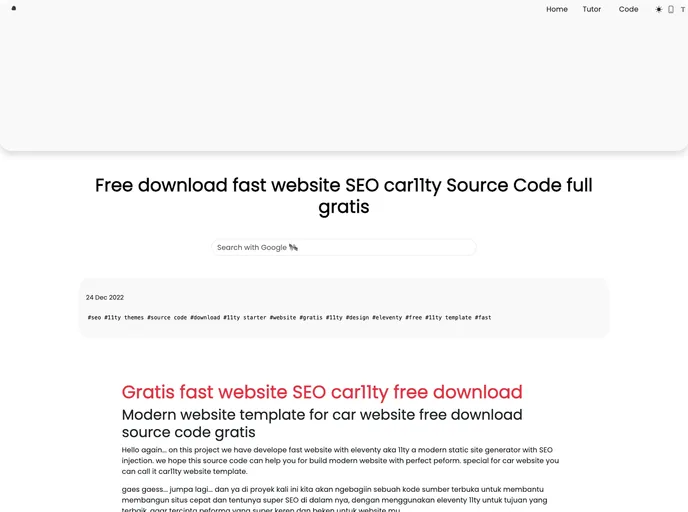 screenshot of Limocar11ty