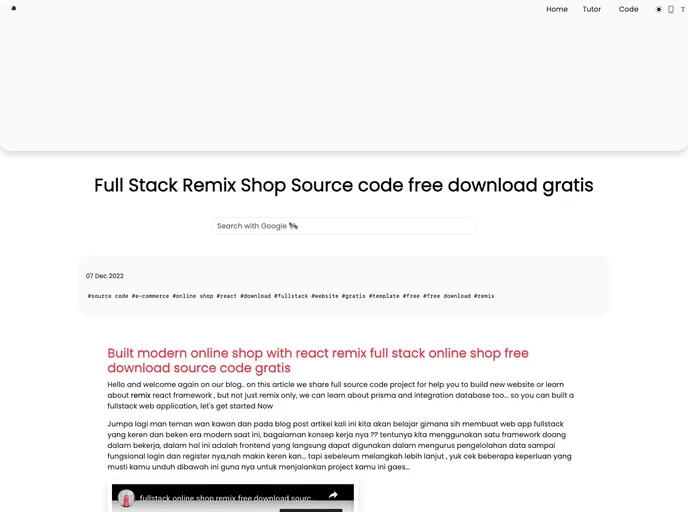 Remix Shop screenshot