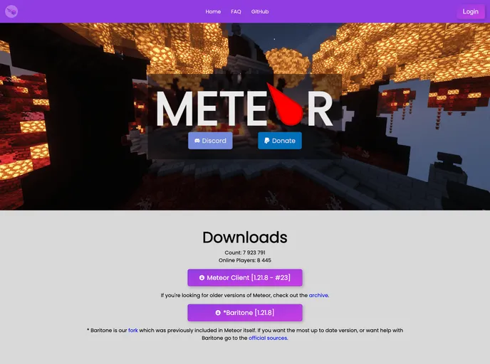 screenshot of Meteor Bot