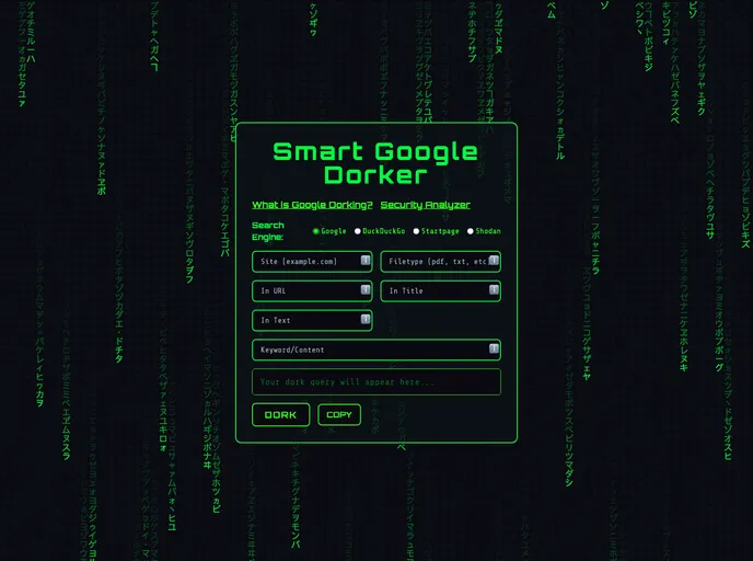 Smart Google Dorker screenshot