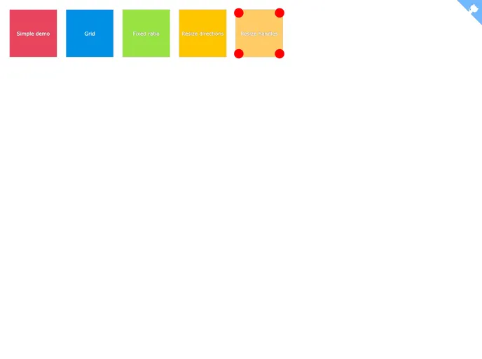 screenshot of Ngresizable