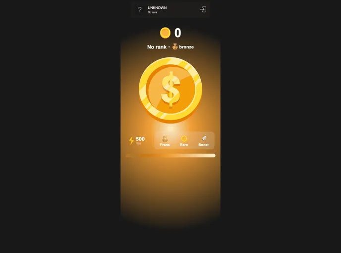 screenshot of Notcoin