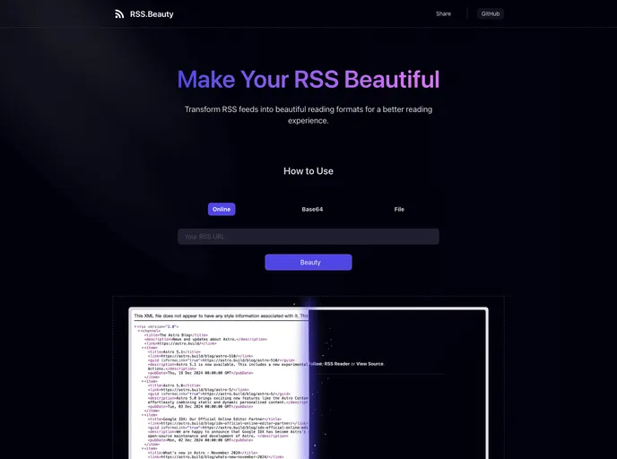 RSS.Beauty screenshot