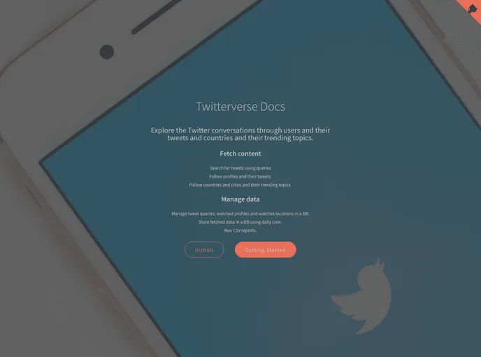 screenshot of Twitterverse