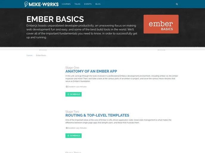 screenshot of Ember Fundamentals