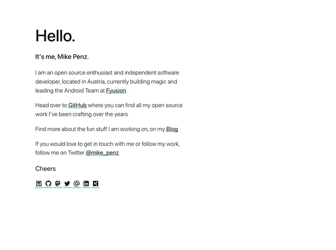 screenshot of Android Iconics