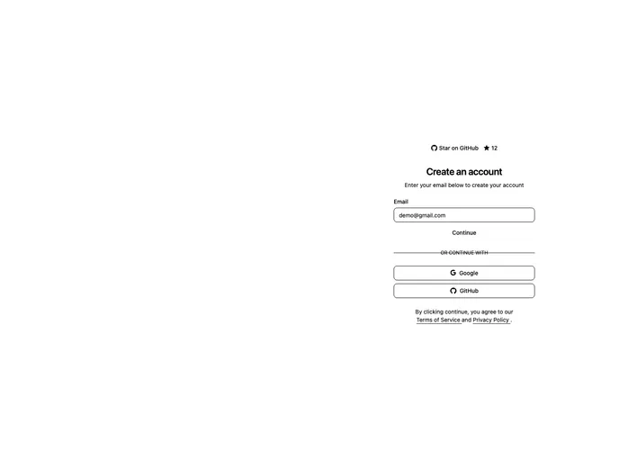 Nuxt Shadcn Dashboard Starter screenshot