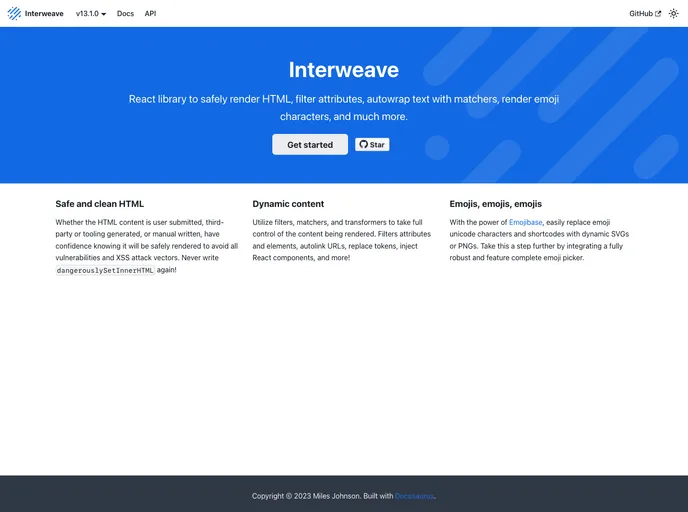 Interweave screenshot