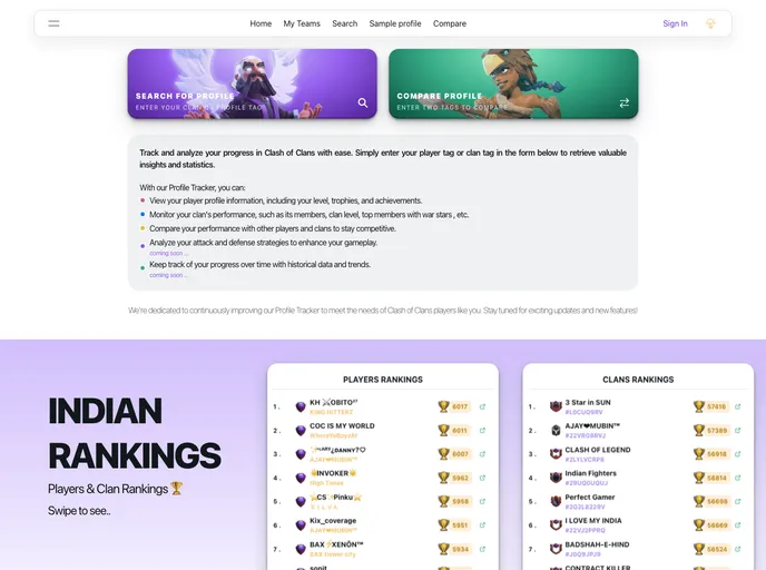 screenshot of Coc Nextjs