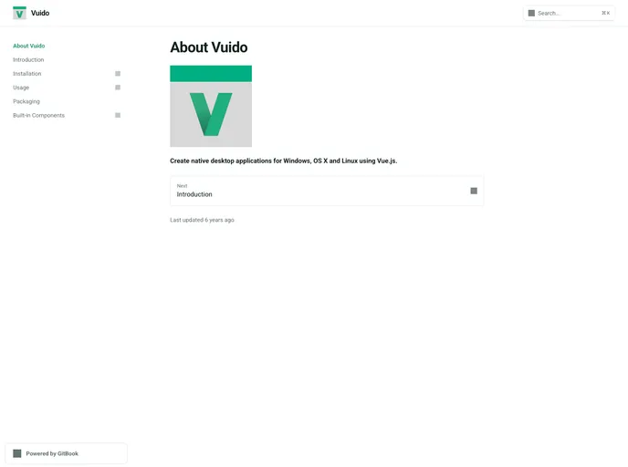 screenshot of Vuido
