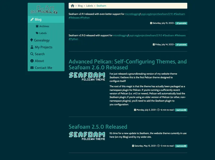 screenshot of Seafoam