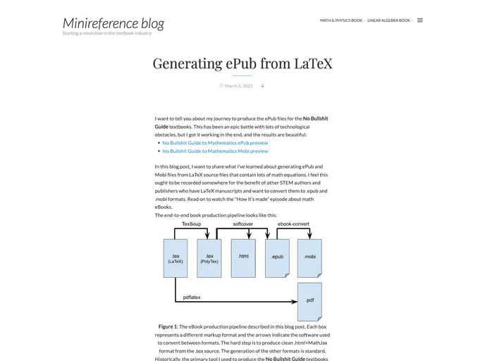 screenshot of Sample Book