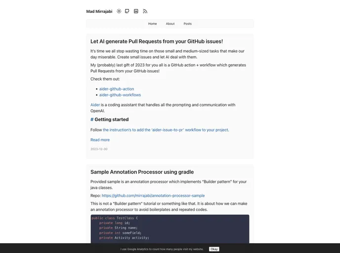 screenshot of View Effects