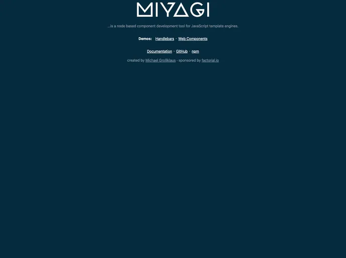 screenshot of Miyagi