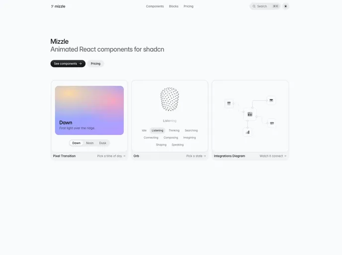 Mizzle screenshot