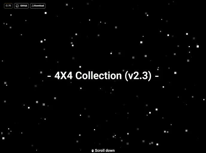 screenshot of 4X4 Collection