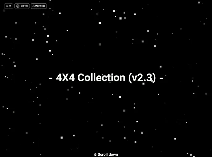 screenshot of 4X4 Collection