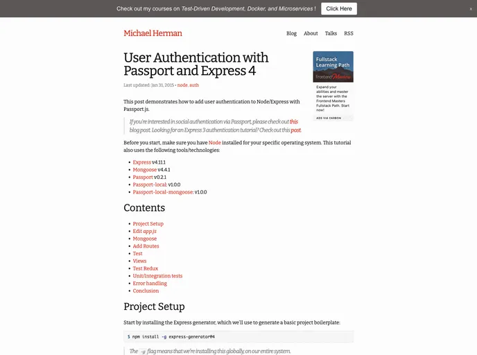 screenshot of Passport Local Express4
