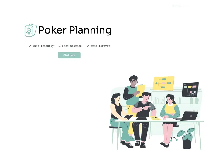 screenshot of Planning Poker