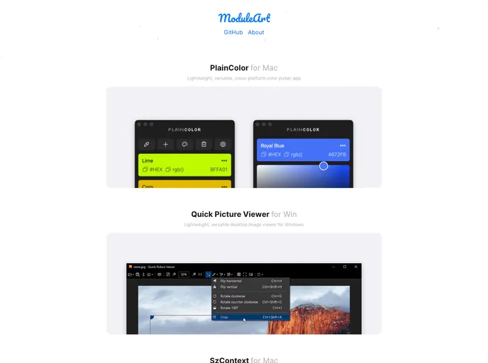 screenshot of Quick Library
