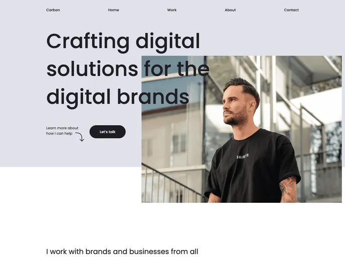 screenshot of Carbon