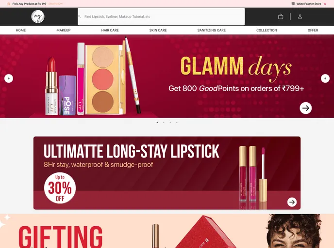 screenshot of My Wardrobe MyGlam Clone