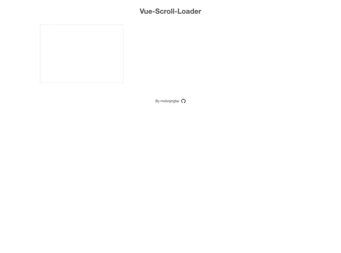 Vue Scroll Loader