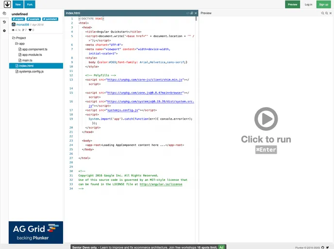 screenshot of Ng2 Lazy Trumbowyg