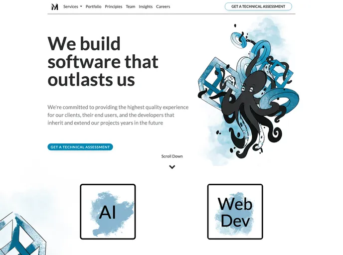 screenshot of Monadical.com