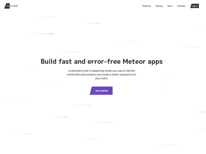 screenshot of Monti Apm Agent