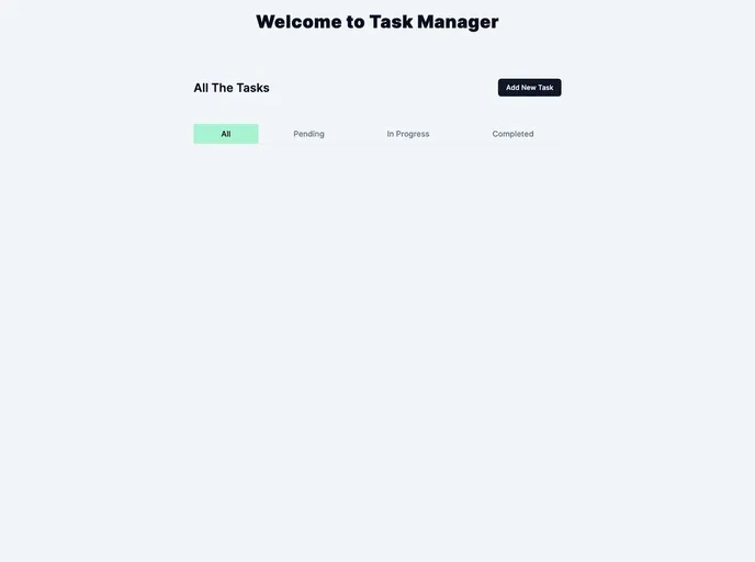 screenshot of Task Management App