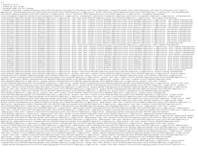 screenshot of Vuetify Cheat Sheet