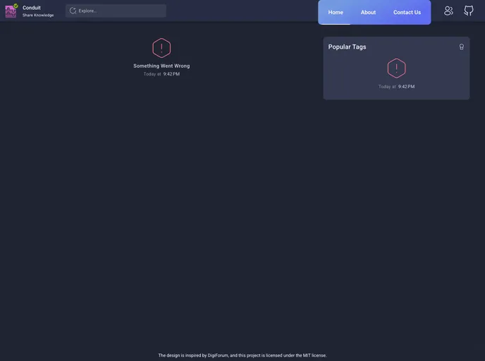 screenshot of Nuxt3 Realworld Example App