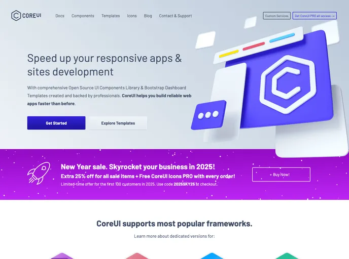 screenshot of GenesisUI