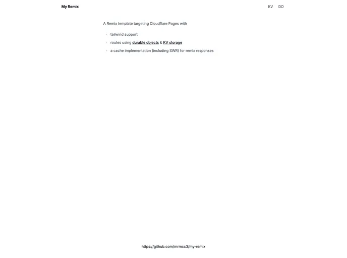 screenshot of My Remix