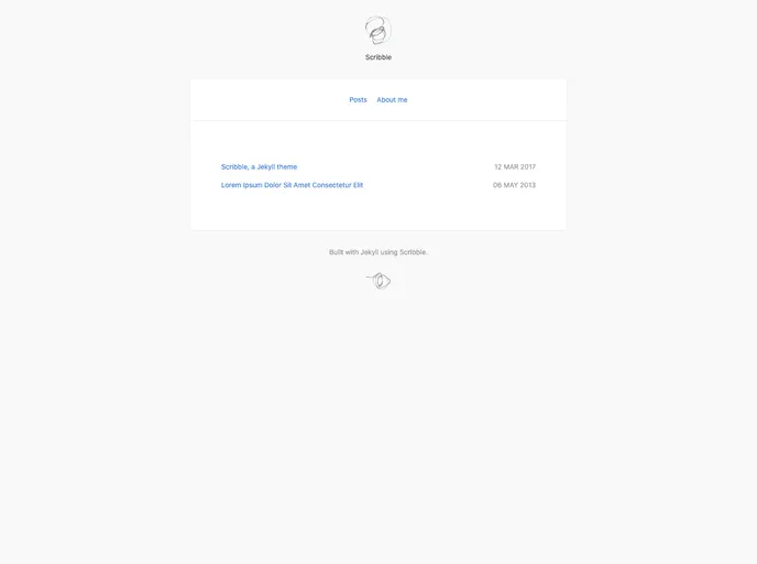 screenshot of Scribble