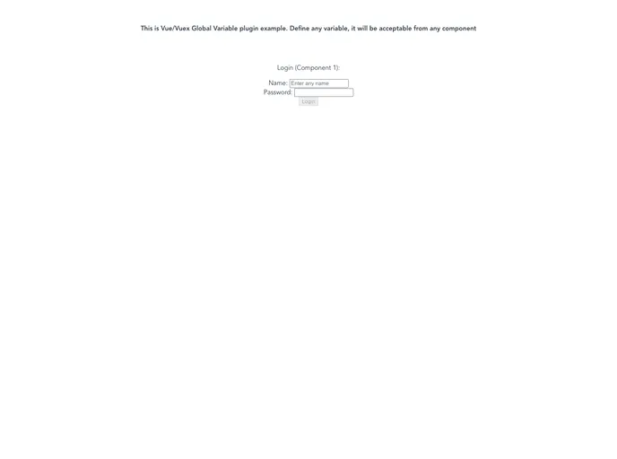 Vue Global Var screenshot