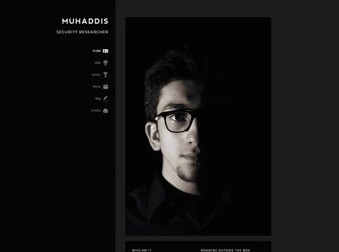 screenshot of Portfolio