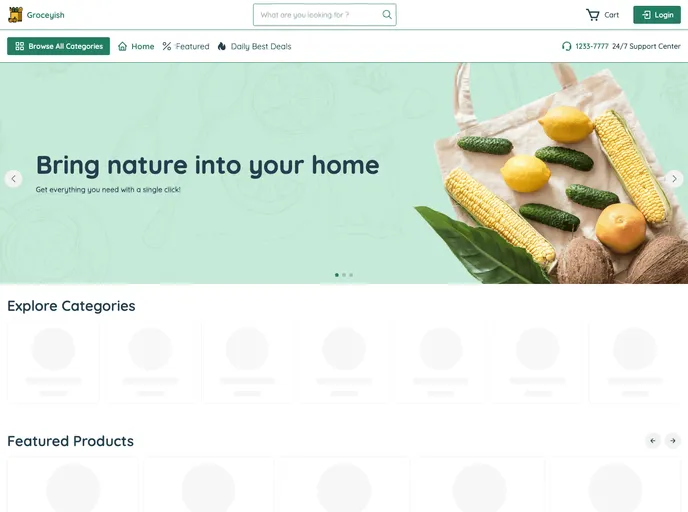 screenshot of Groceyish