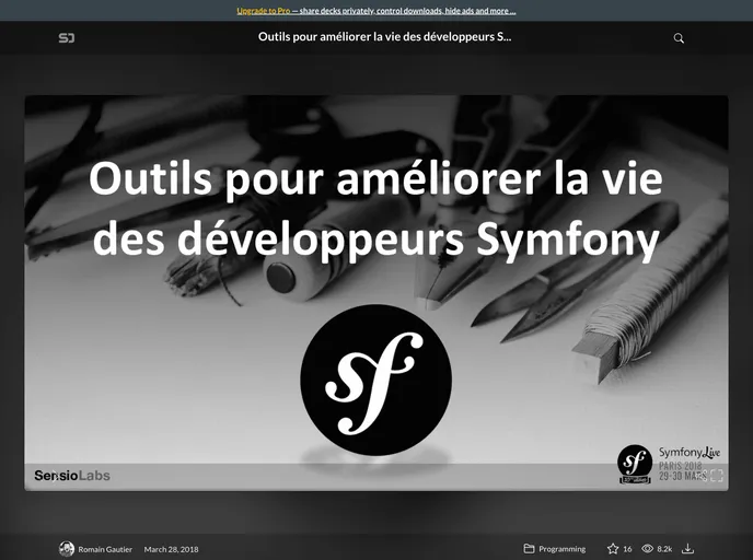 screenshot of Symfony Bootstrapped