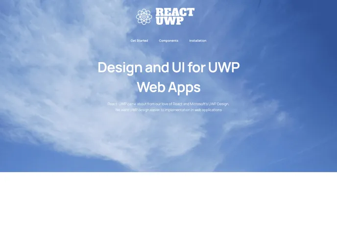 React Uwp