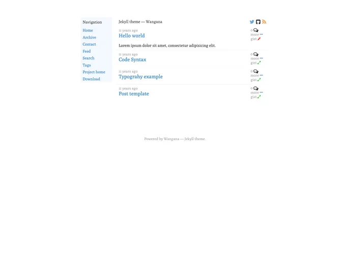 screenshot of Wangana
